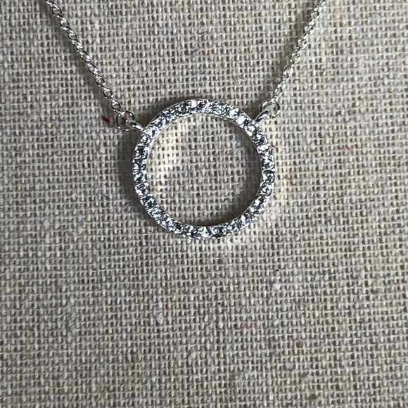 NEW Unity Circle Necklace with Swarovski Crystals - Picture 4 of 7